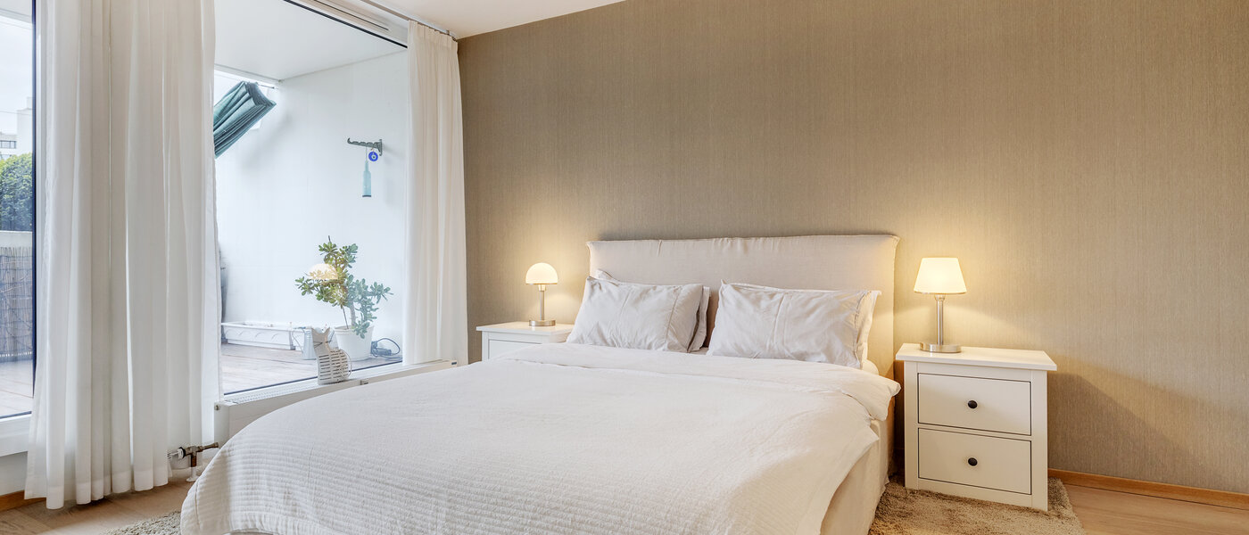 apartment München Olympiadorf 01 sleeping area 10807