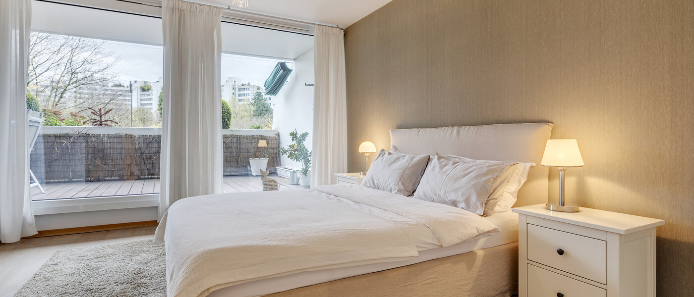 apartment München Olympiadorf 02 sleeping area 10807