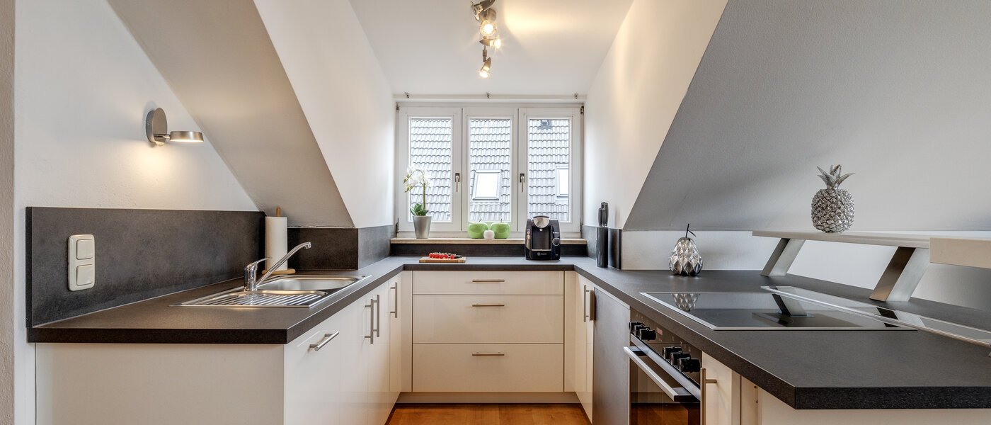 attic apartment München Denning 01 kitchen 10809