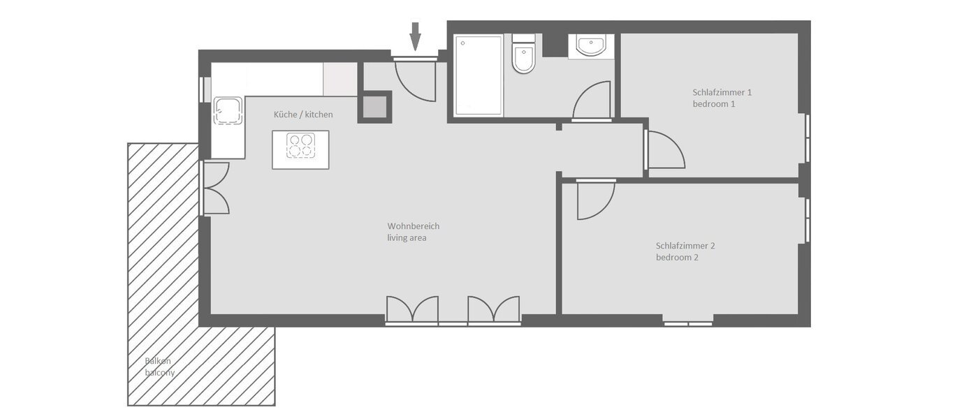 apartment München Maxvorstadt - Rund um den Josephplatz 01 floor plan 10863
