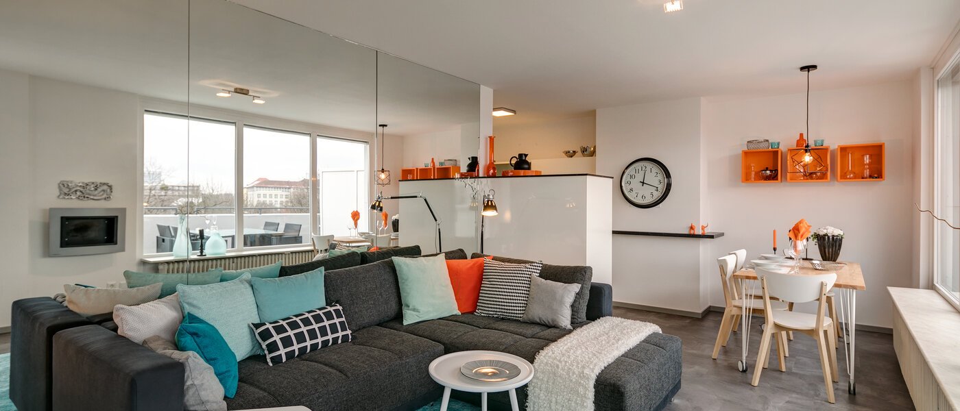 apartment München Neuhausen 03 living area 10865
