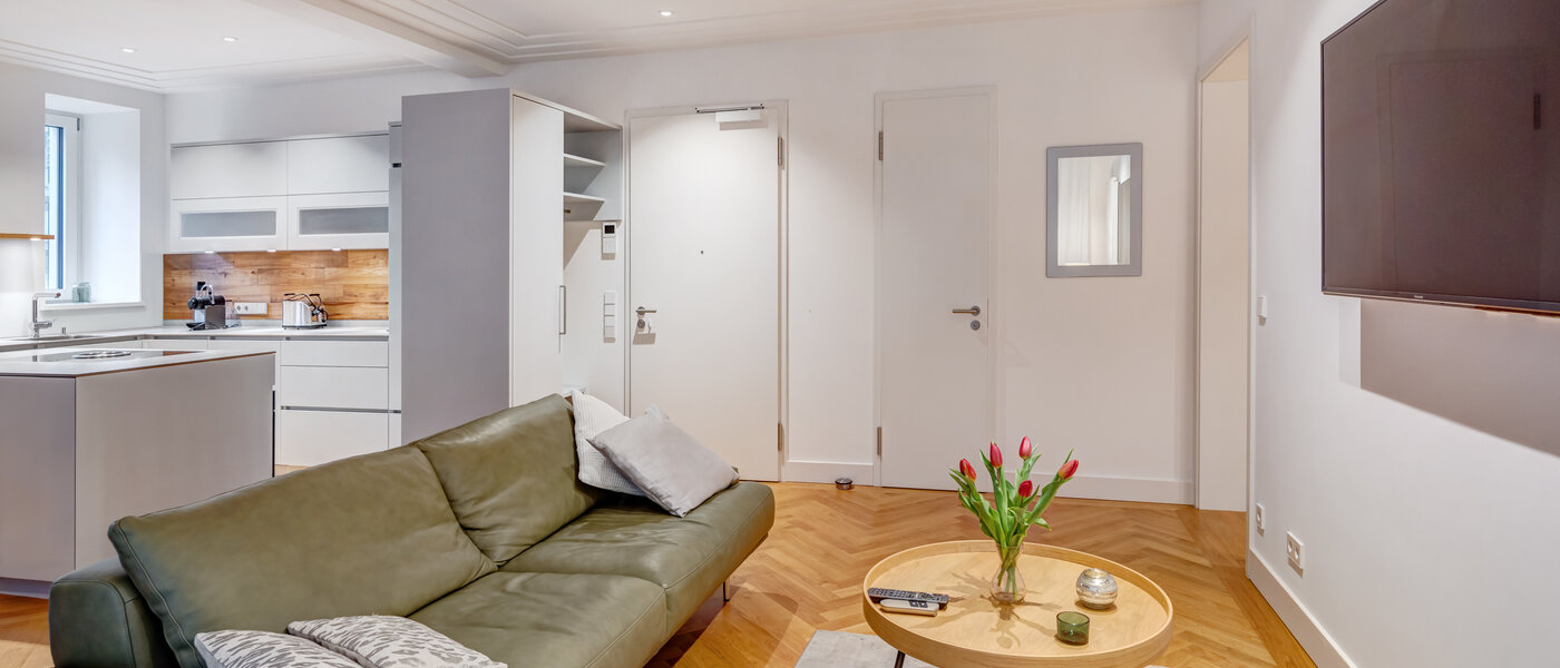 apartment München Maxvorstadt - Rund um den Josephplatz 03 living area 10866