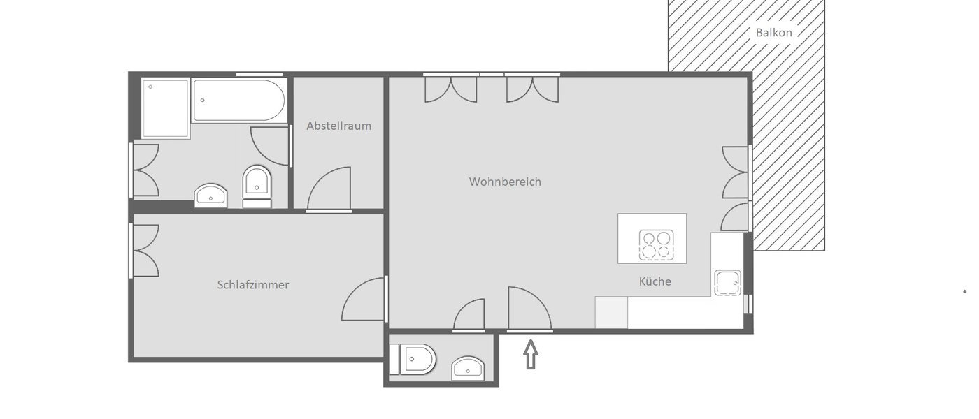 apartment München Maxvorstadt - Rund um den Josephplatz 01 floor plan 10866