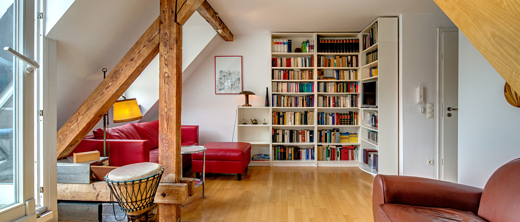 gallery apartment  München Schwabing (links der Leopoldstraße) 01 living area 1090