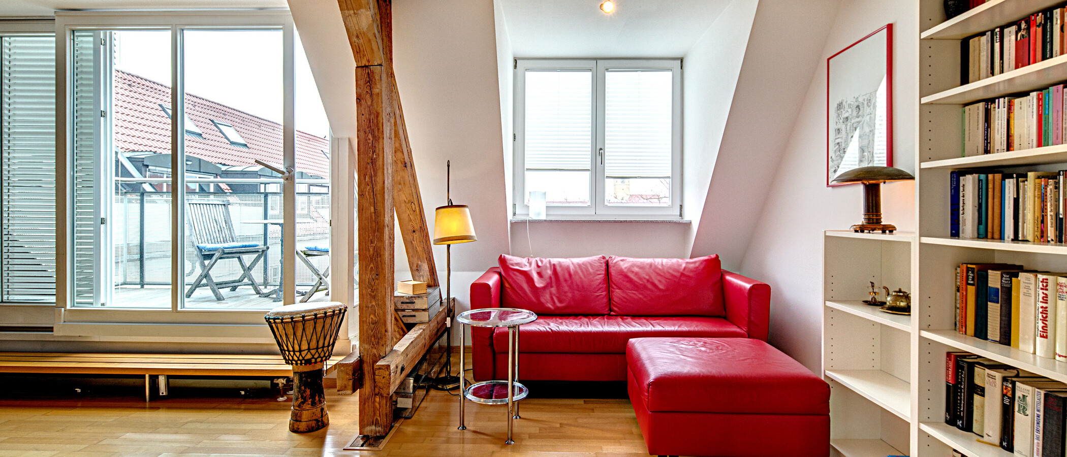 gallery apartment  München Schwabing (links der Leopoldstraße) 02 living area 1090