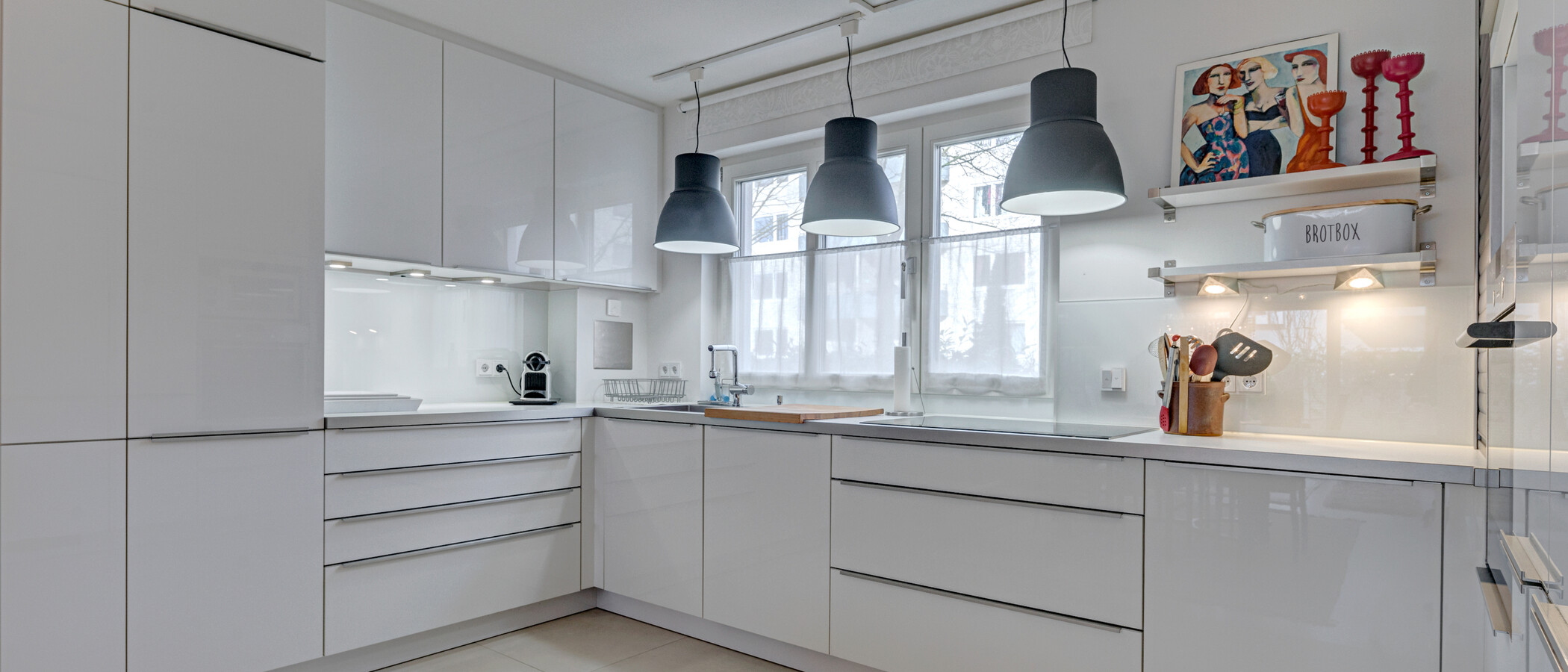 apartment München Schwabing-Georgenschwaige 01 kitchen 10906