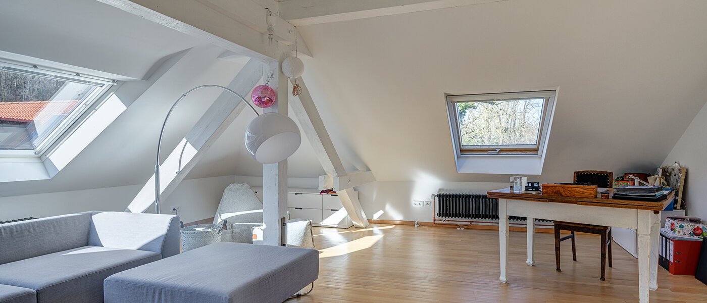 attic apartment München Pullach im Isartal 02 living room 10907
