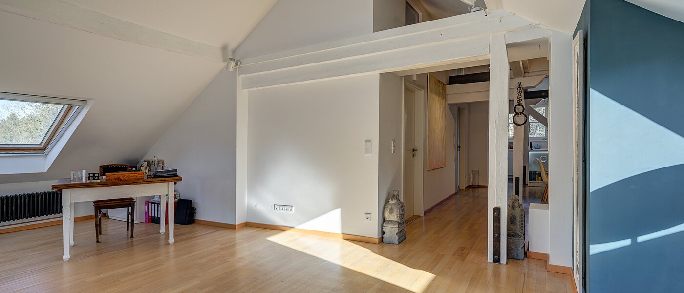 attic apartment München Pullach im Isartal 03 living room 10907