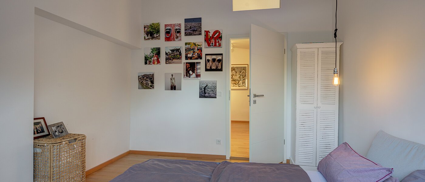 attic apartment München Pullach im Isartal 03 sleeping area 10907