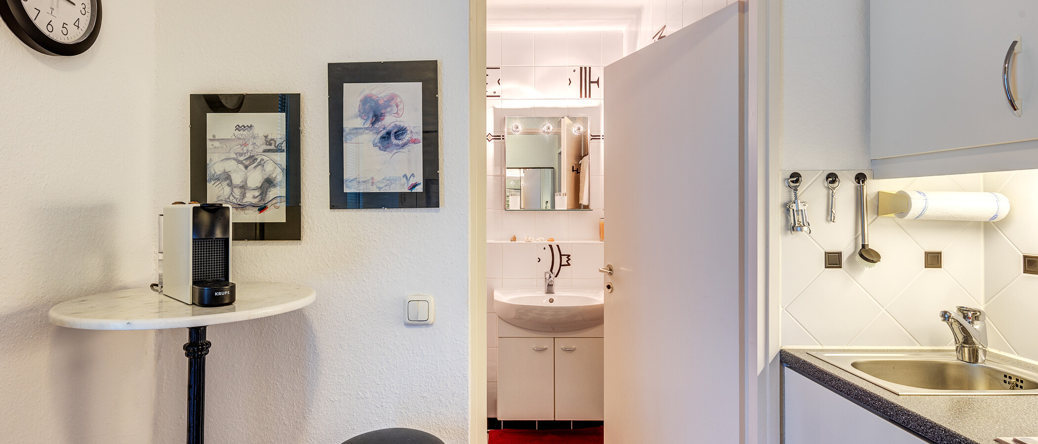 studio München Schwabing (links der Leopoldstraße) 03 kitchen 1095