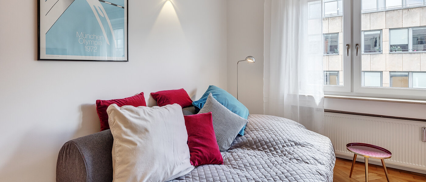 apartment München Maxvorstadt - Universitätsviertel 01 sleeping area 10955