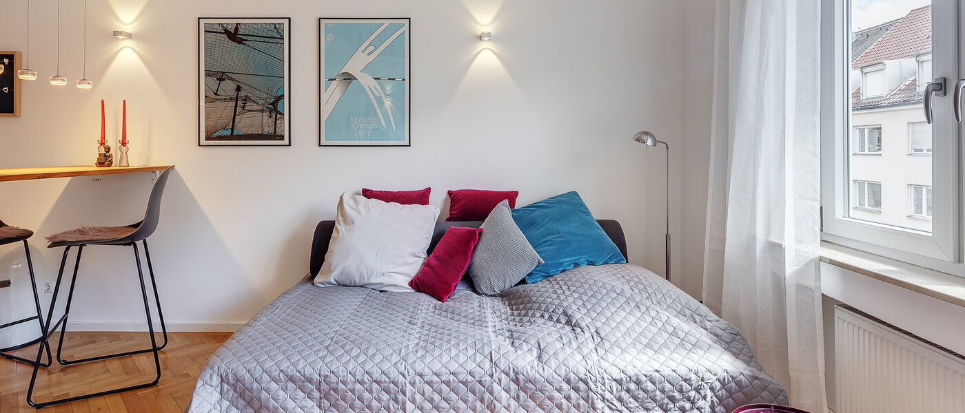 apartment München Maxvorstadt - Universitätsviertel 02 sleeping area 10955