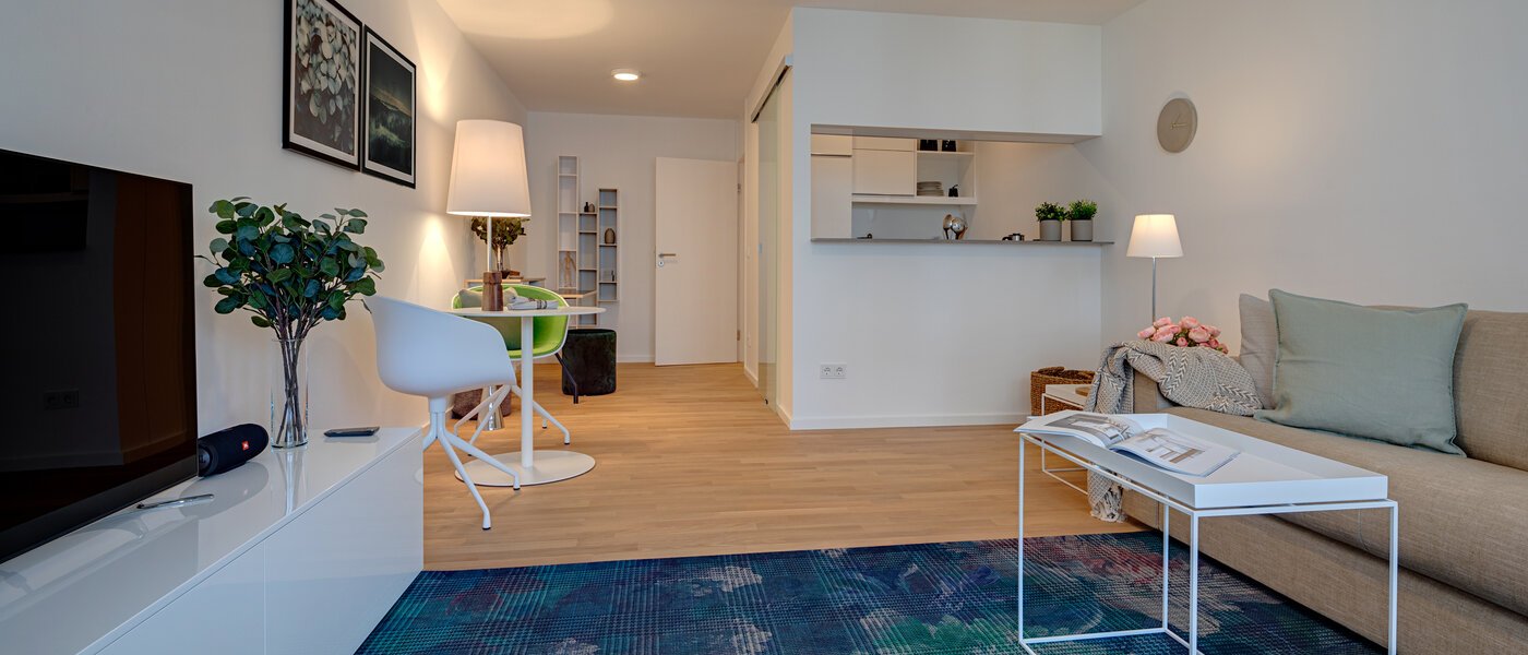 apartment München Maxvorstadt - Amalienpassage 01 living area 10996