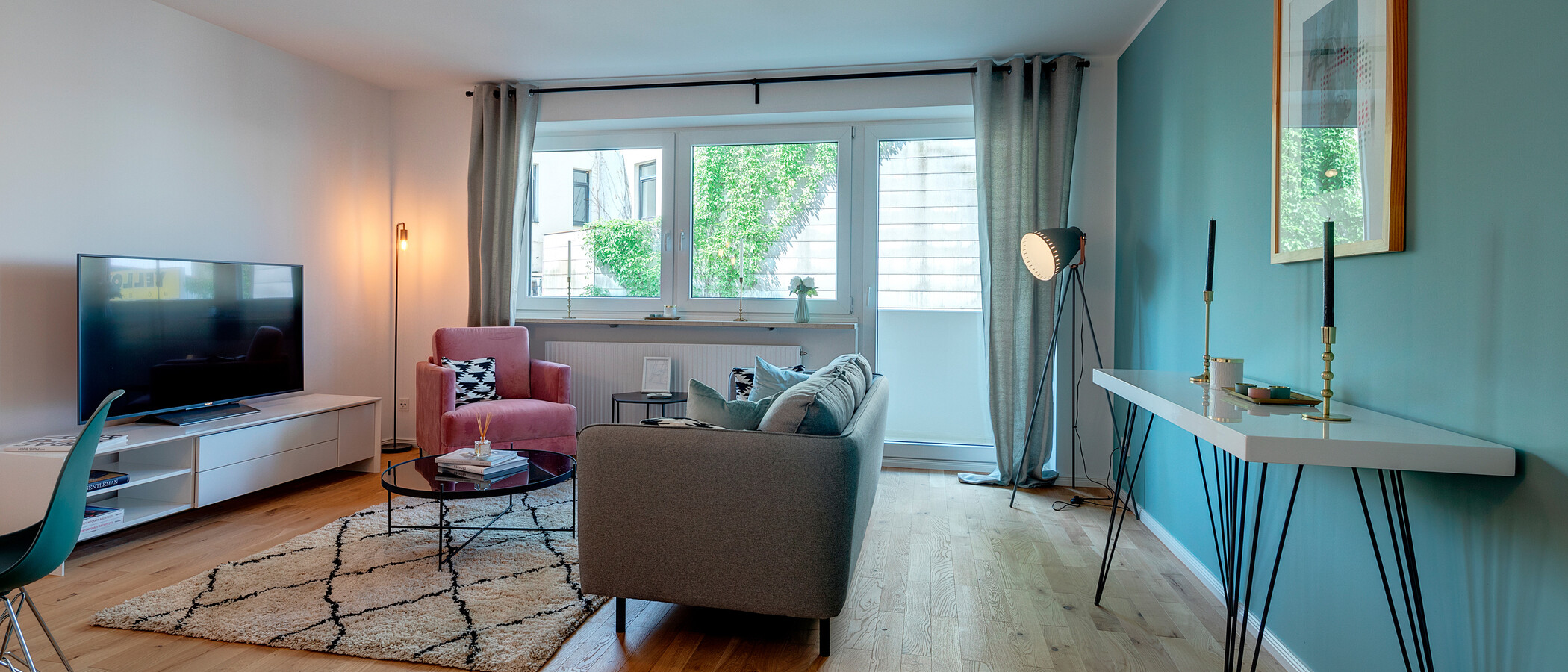 apartment München Isarvorstadt 01 living room 11049