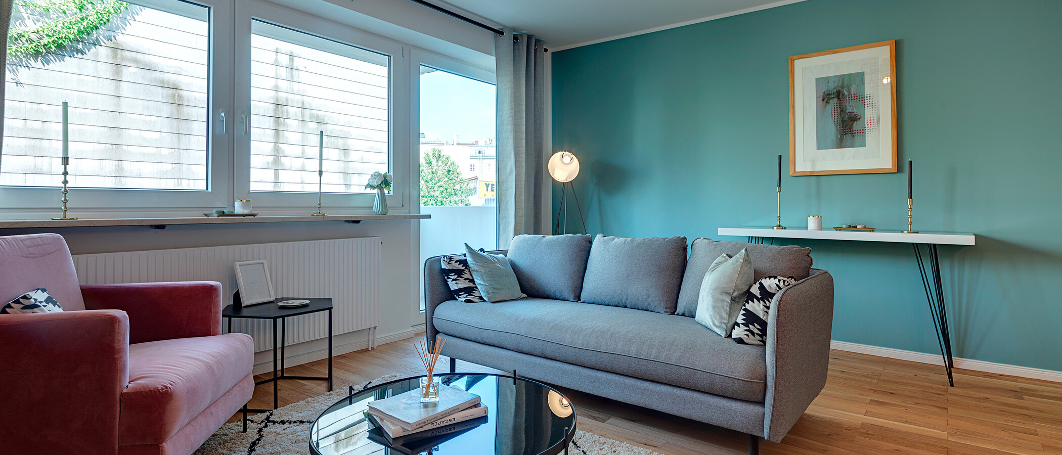 apartment München Isarvorstadt 03 living room 11049
