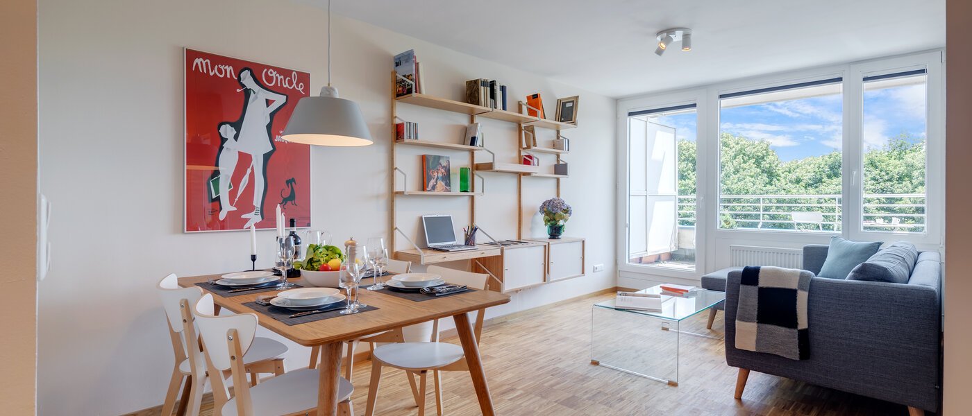 roof terrace apartment München Bogenhausen 01 living area 11076