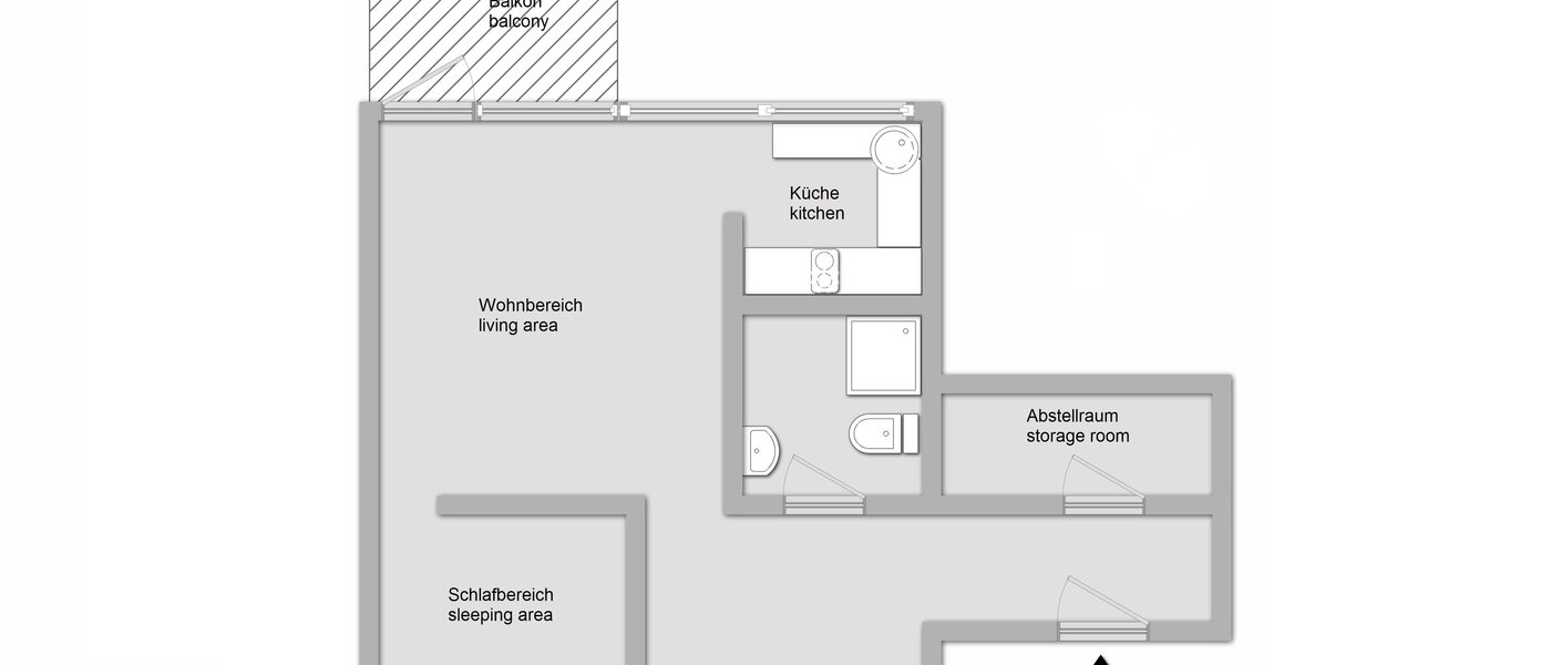 apartment München Au 01 floor plan 11089