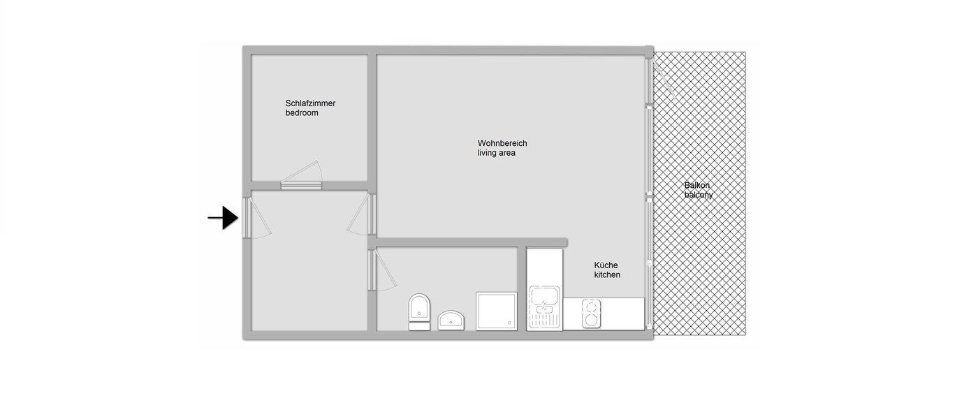 apartment München Au 01 floor plan 11090