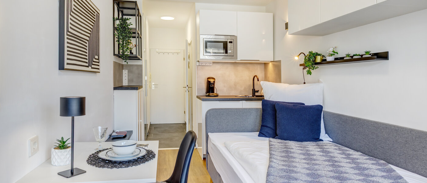 studio München Milbertshofen 01 sleeping area 11126