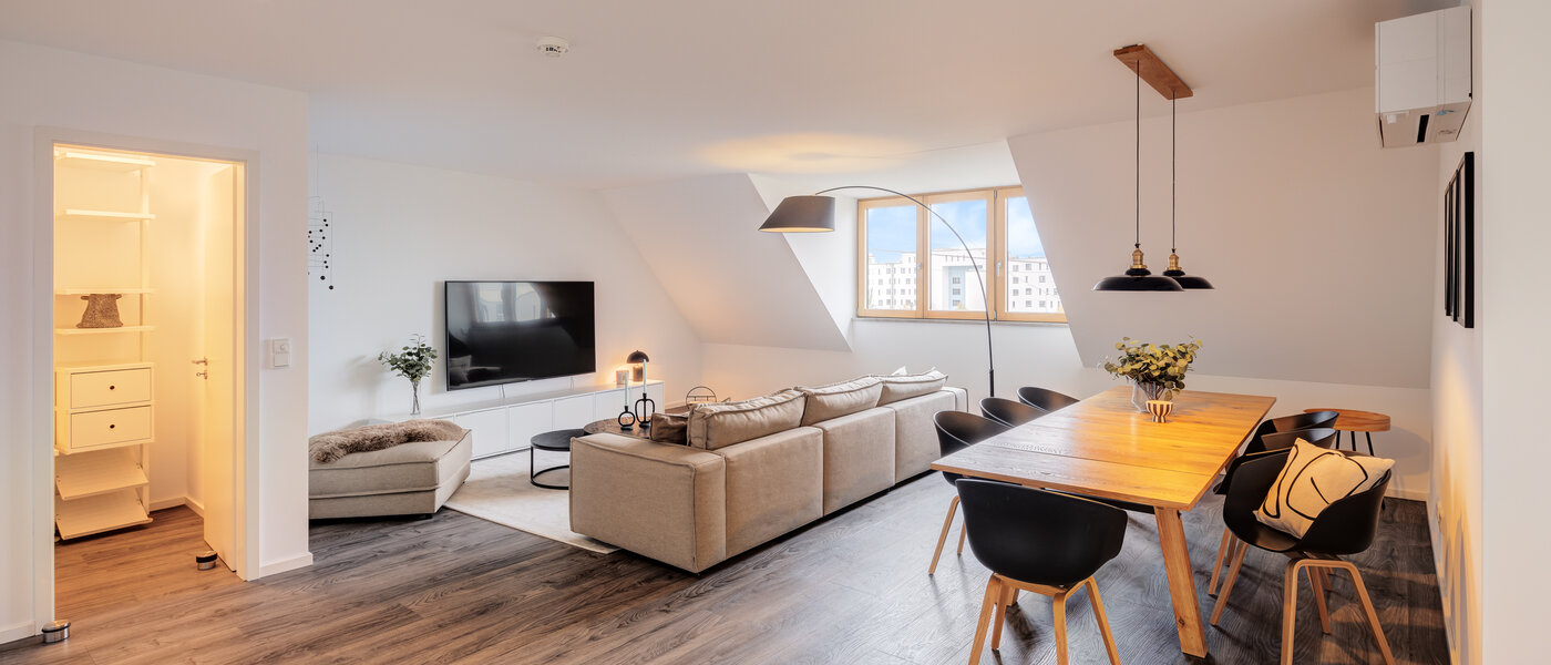 maisonette München Pasing 01 living area 11136