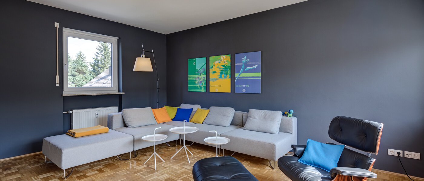 roof terrace apartment München Fasangarten 02 living area 11218