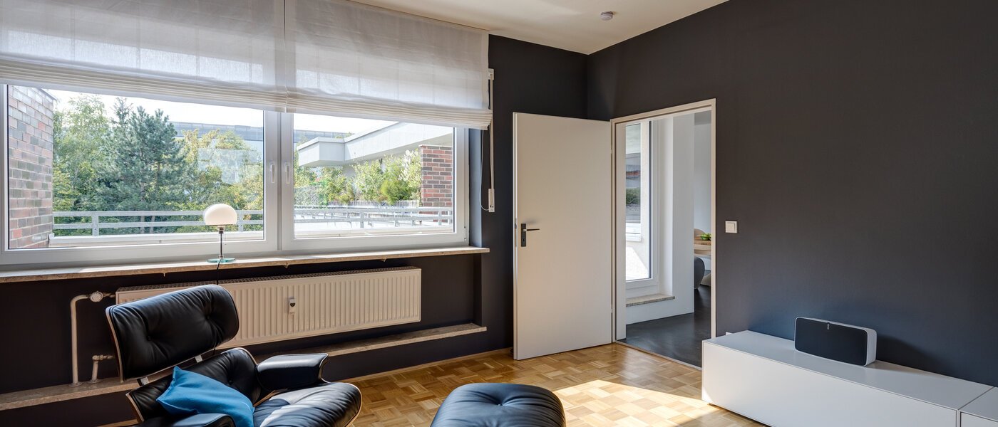 roof terrace apartment München Fasangarten 04 living area 11218