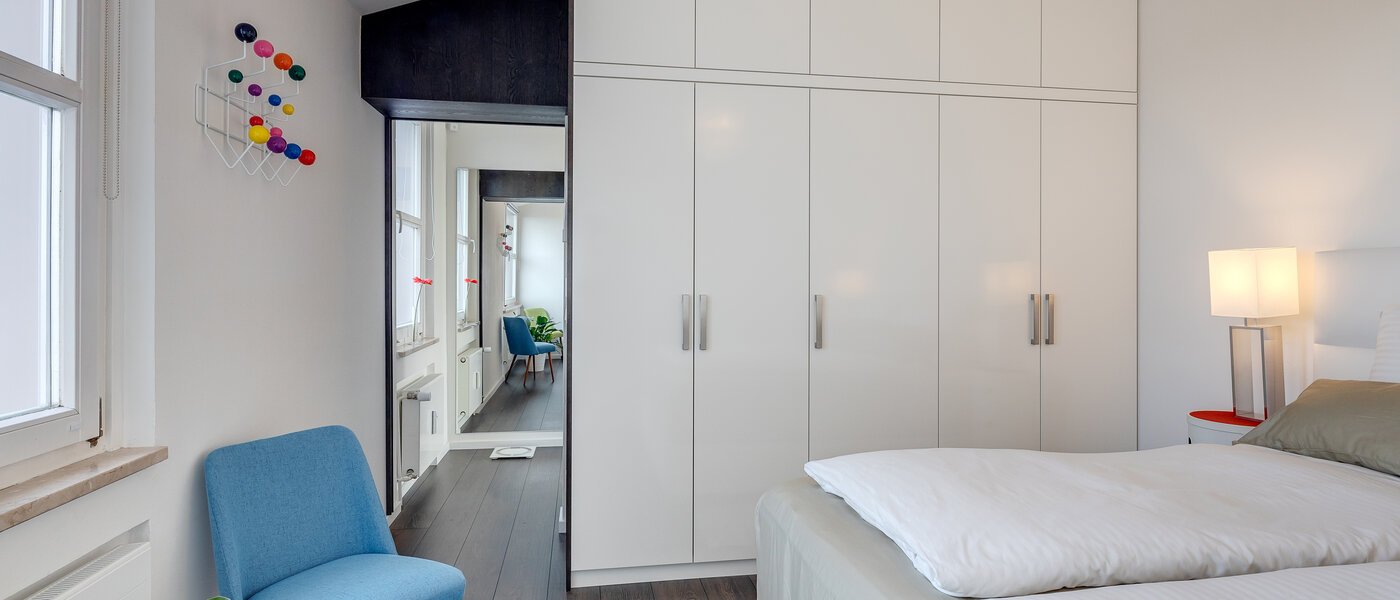 roof terrace apartment München Arabellapark 04 bedroom 11226