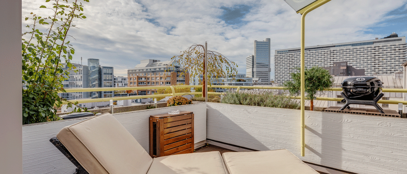 roof terrace apartment München Arabellapark 03 roof terrace 11226