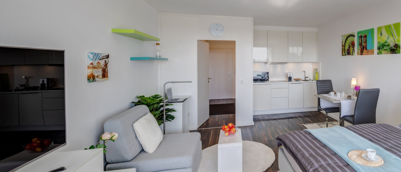 apartment München Olympiazentrum 03 living area 11229