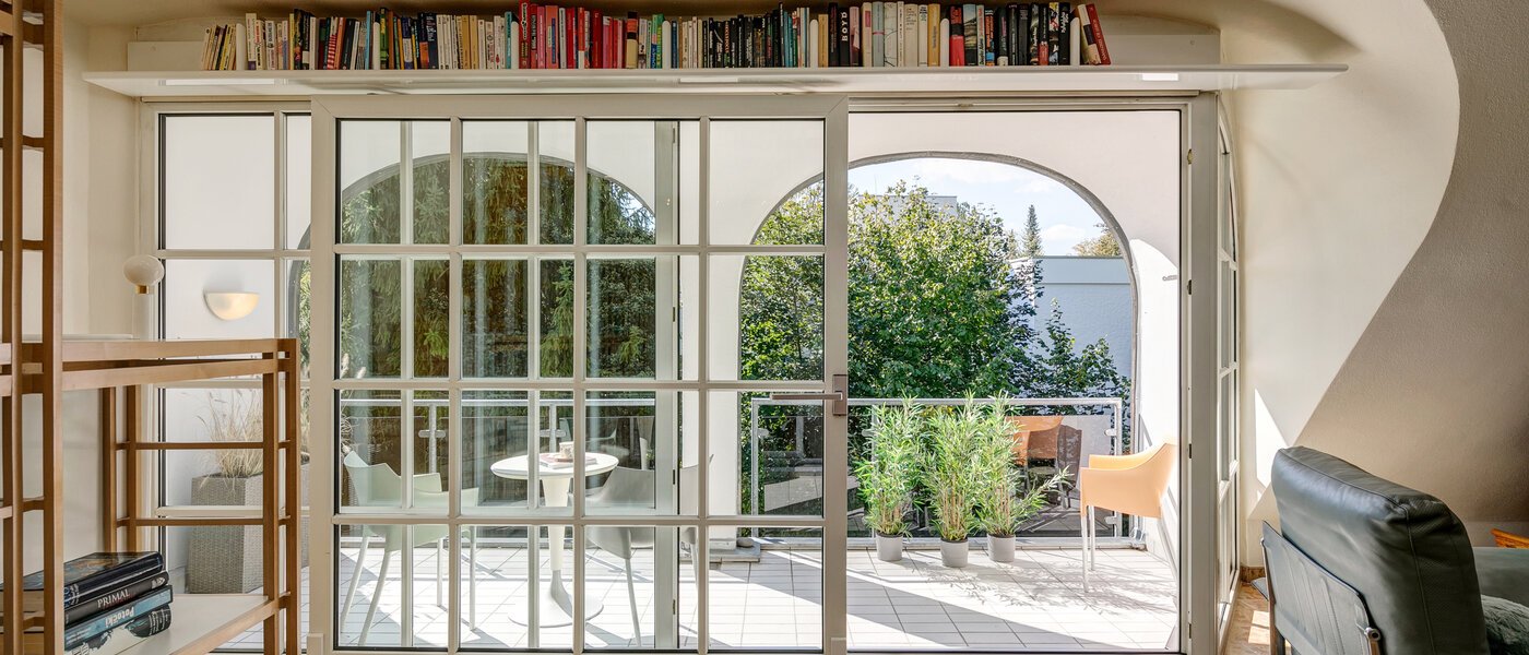 roof terrace apartment München Menterschwaige 03 balcony 11267