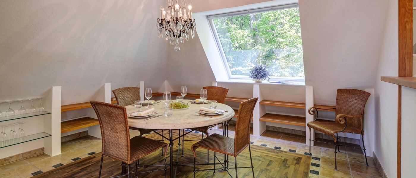 roof terrace apartment München Menterschwaige 01 dining area 11267