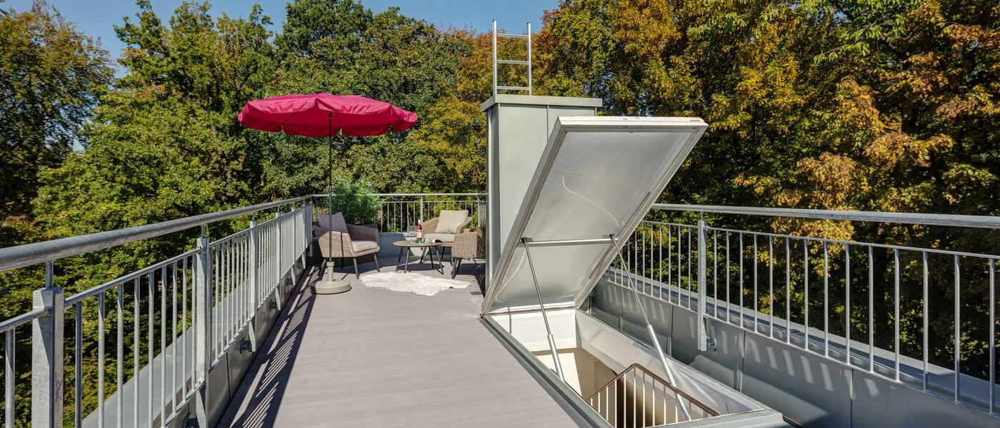 roof terrace apartment München Menterschwaige 01 roof terrace 11267