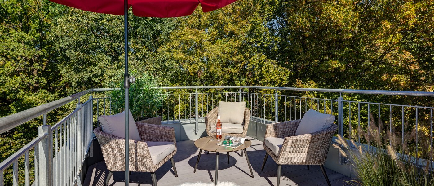 roof terrace apartment München Menterschwaige 02 roof terrace 11267