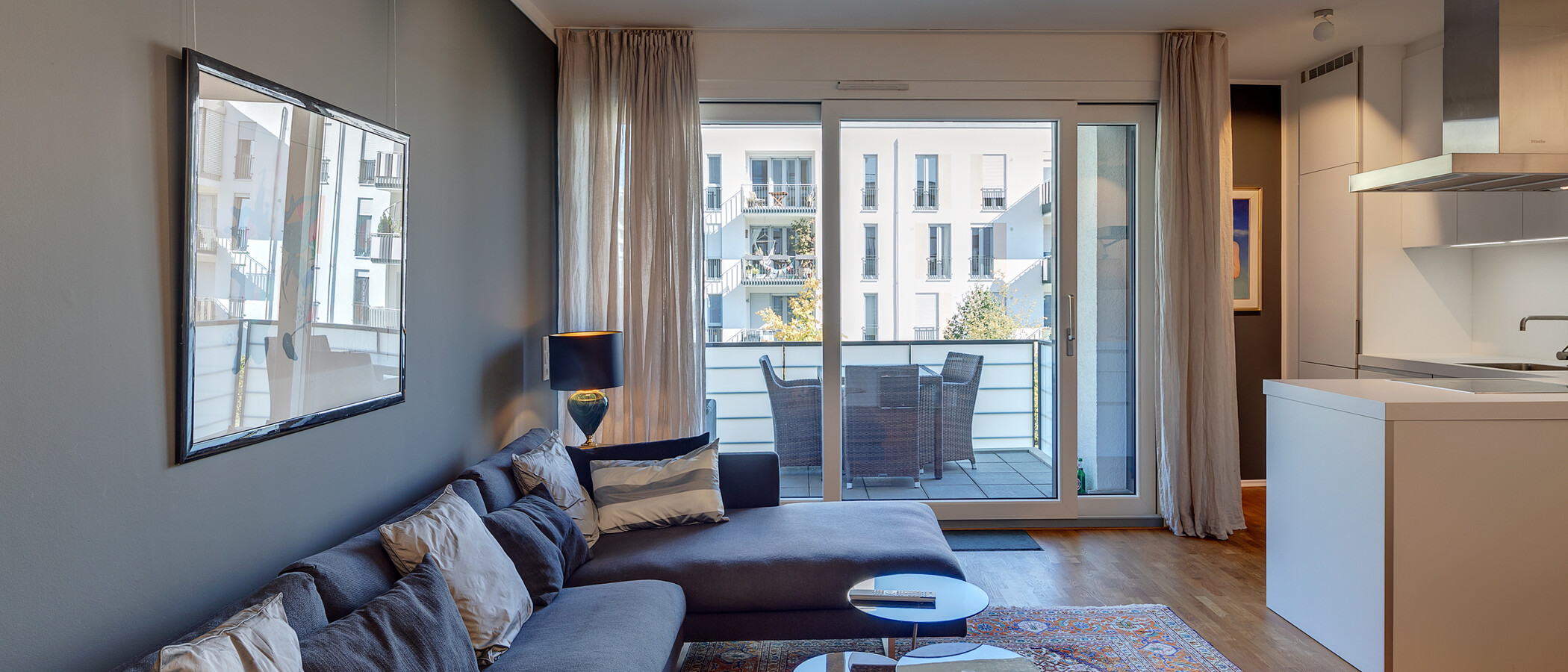 apartment München Schwabing-Nord (zw. Belgrad- & Leopoldstraße) 01 living area 11278
