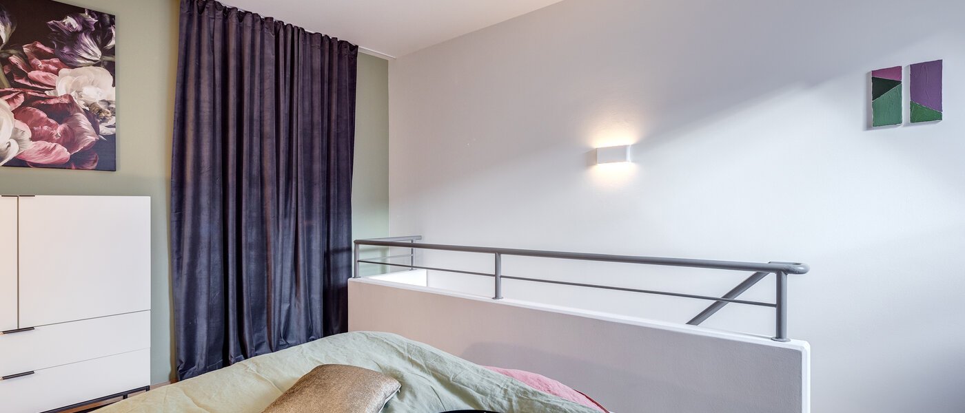 maisonette-gallery apartment München Maxvorstadt 02 sleeping area 11294