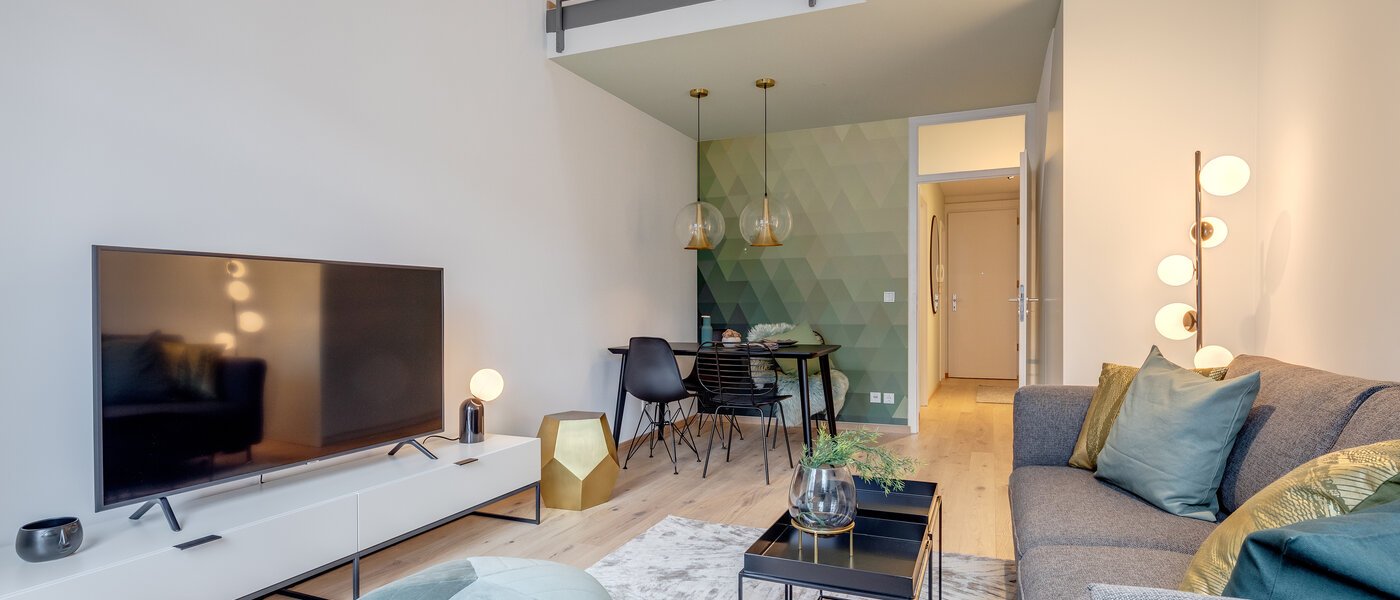 maisonette-gallery apartment München Maxvorstadt 01 living area 11294