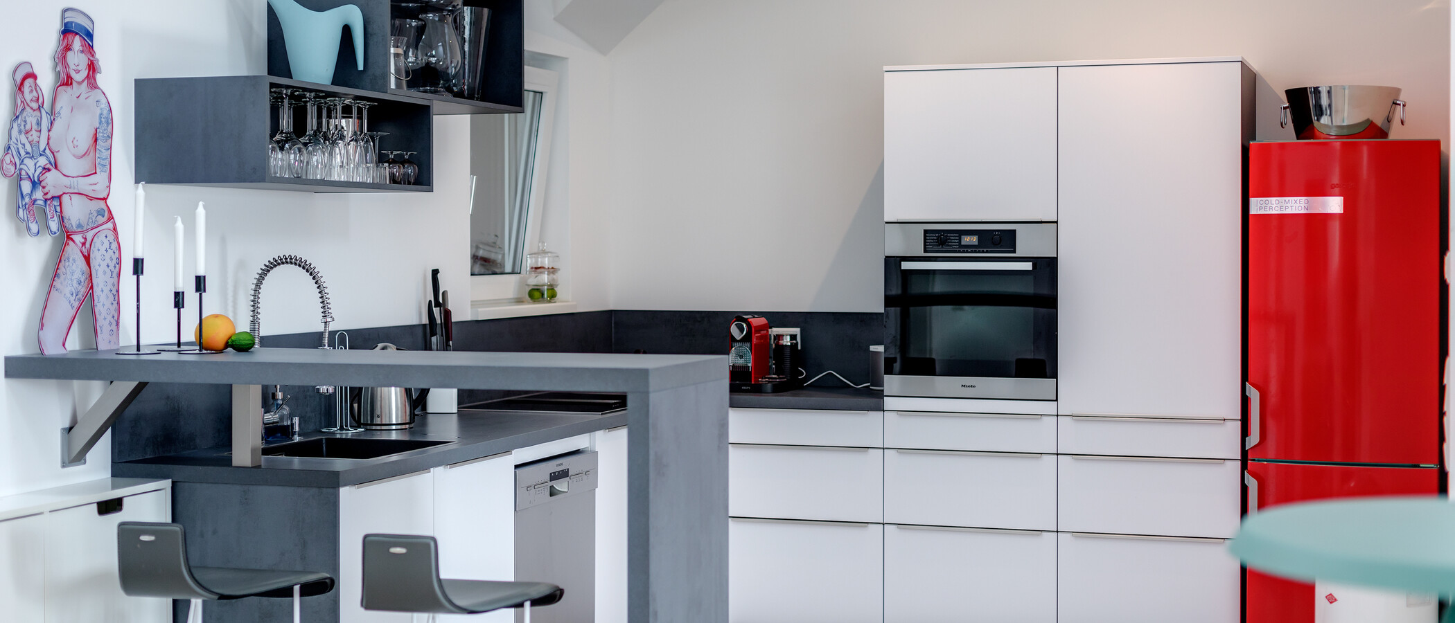 roof terrace apartment München Schwabing-West (rund um den Bonner Platz) 02 kitchen 11304