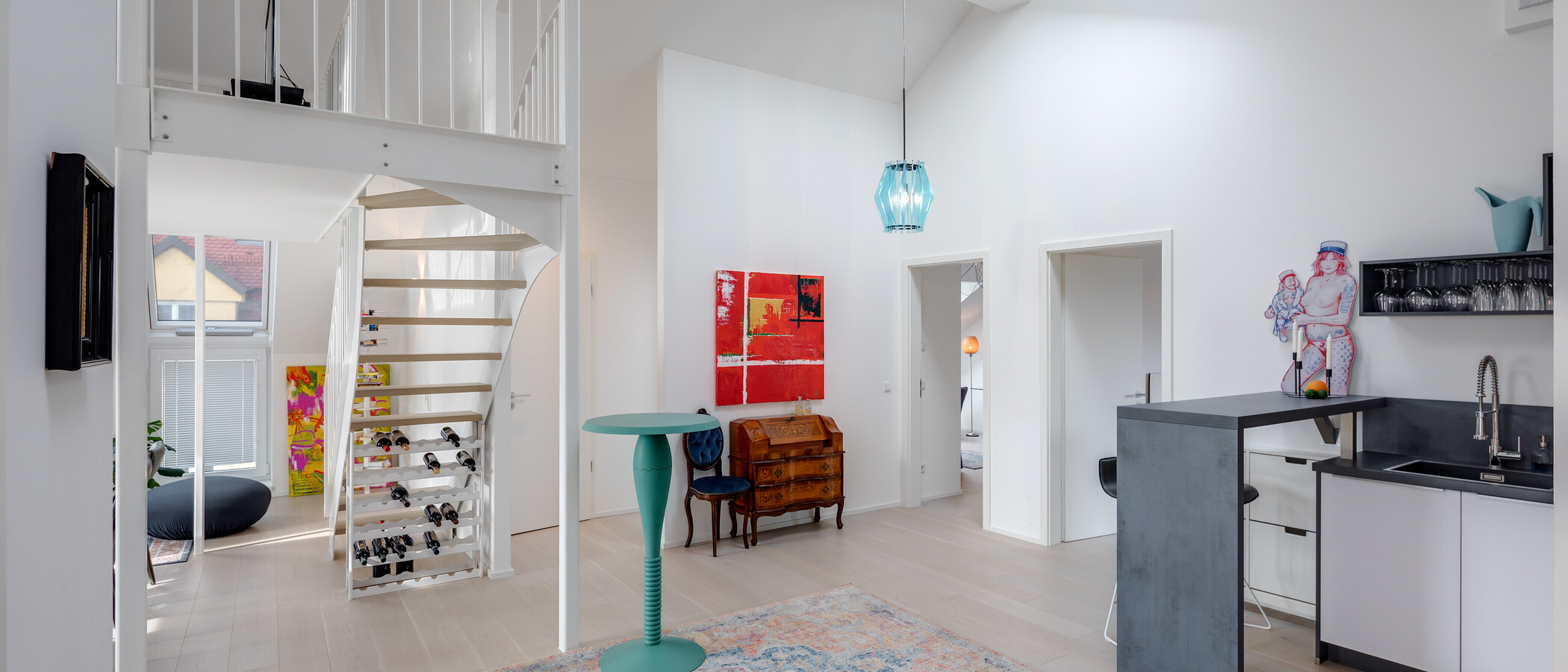 roof terrace apartment München Schwabing-West (rund um den Bonner Platz) 04 kitchen 11304