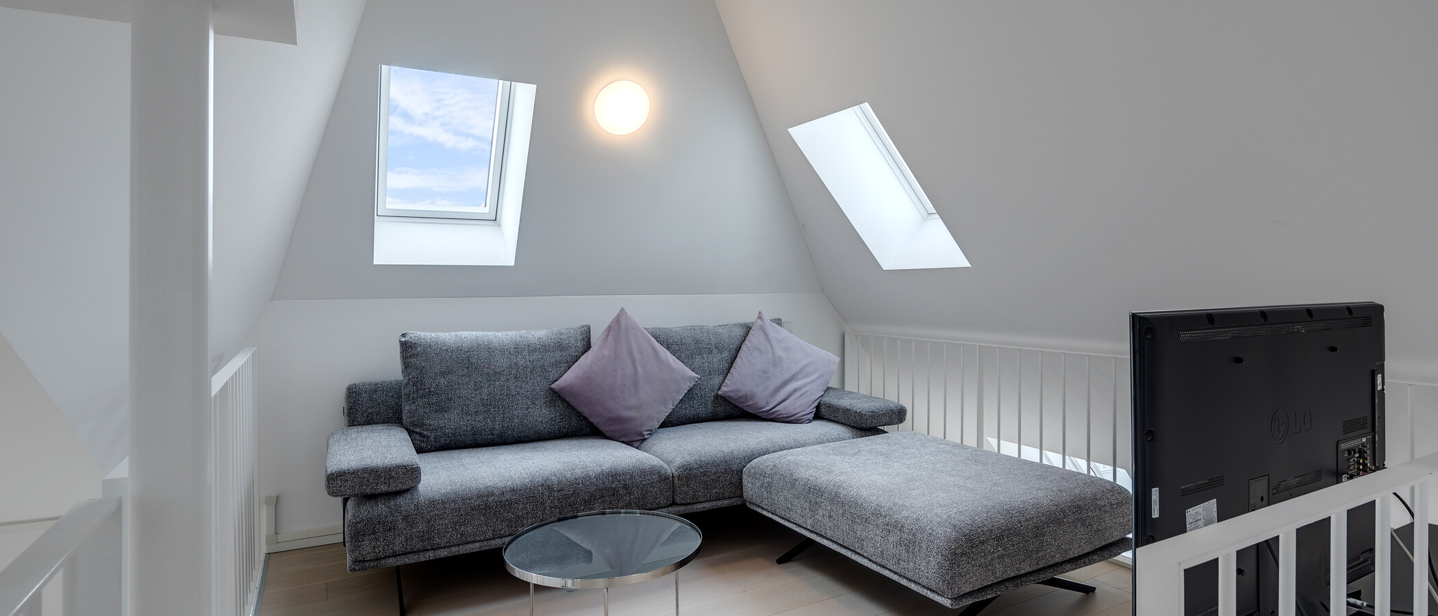 roof terrace apartment München Schwabing-West (rund um den Bonner Platz) 02 living area 11304