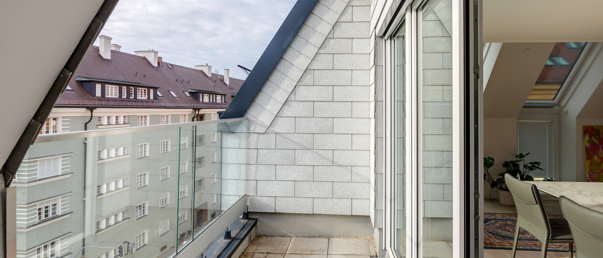 roof terrace apartment München Schwabing-West (rund um den Bonner Platz) 01 2. roof terrace 11304