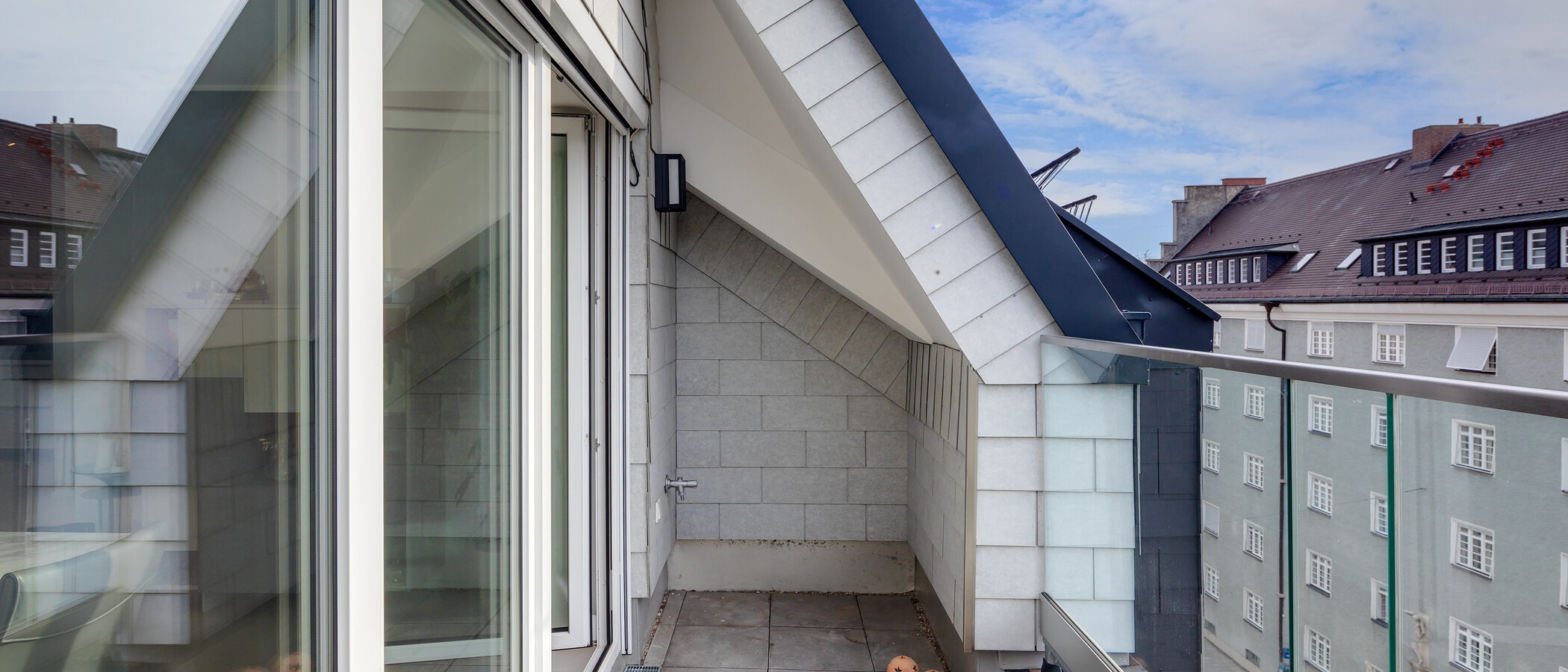 roof terrace apartment München Schwabing-West (rund um den Bonner Platz) 02 2. roof terrace 11304