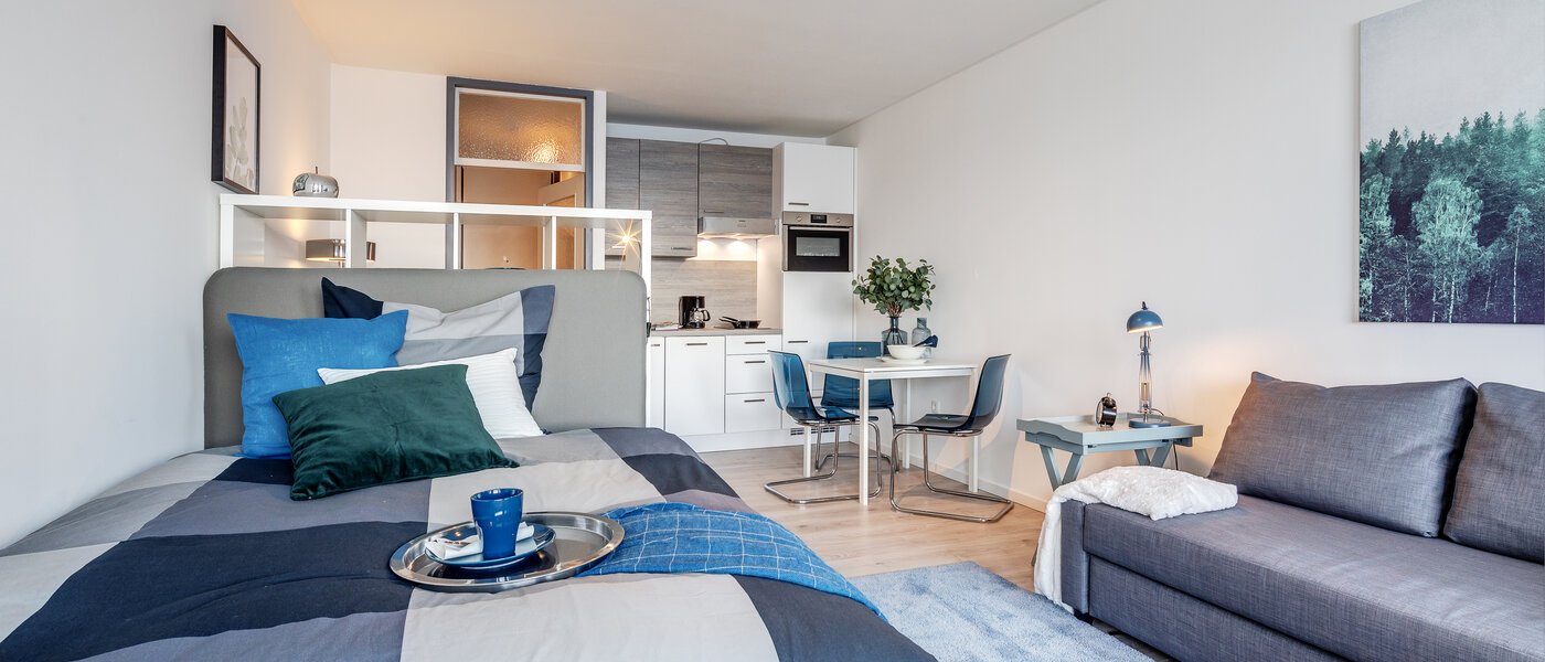 apartment München Arabellapark 02 living area 11422