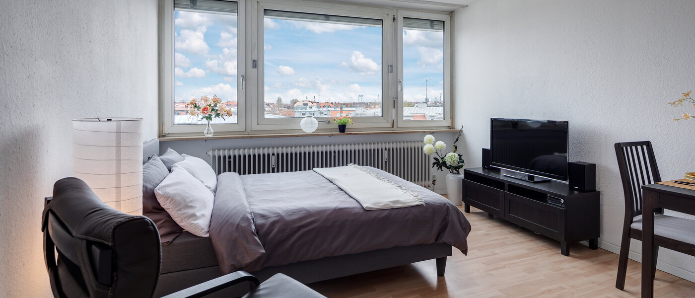 apartment München Maxvorstadt - Rund um den Josephplatz 01 sleeping area 11474