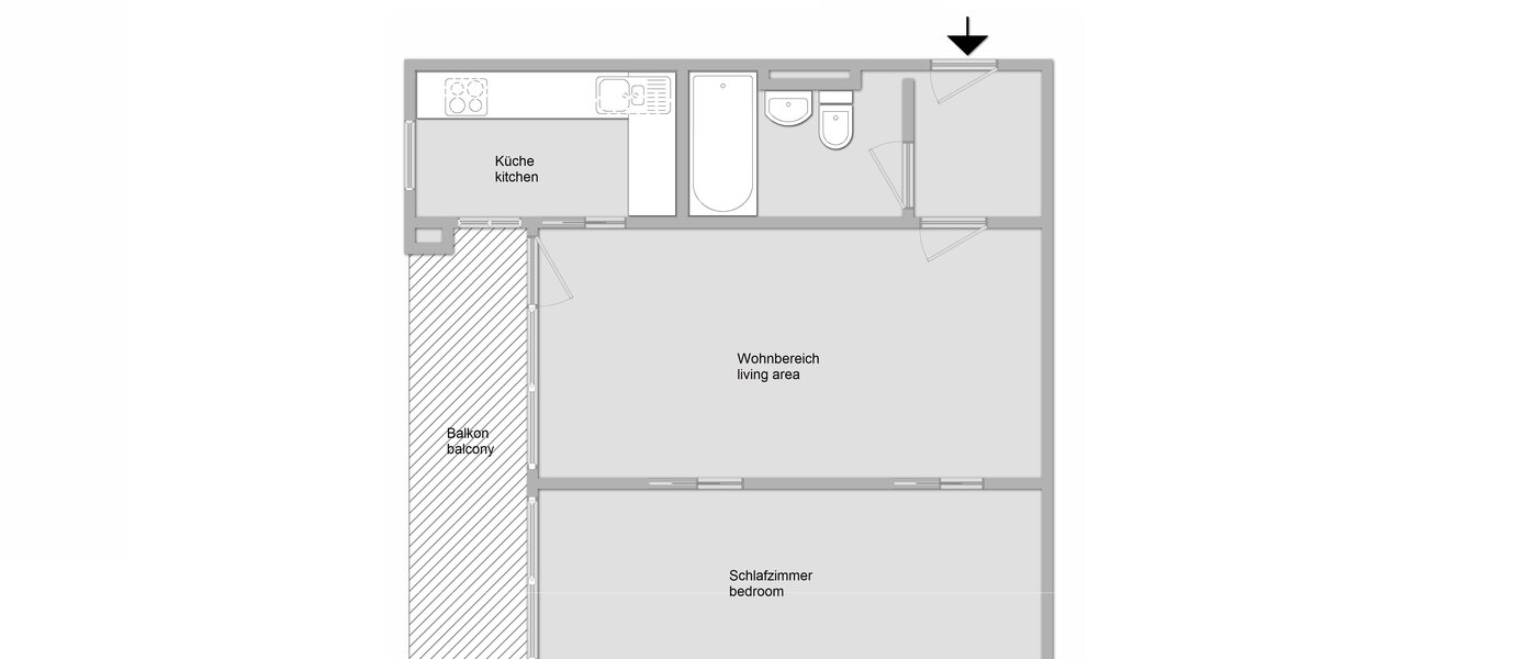 apartment München Maxvorstadt - Westen 01 floor plan 11480