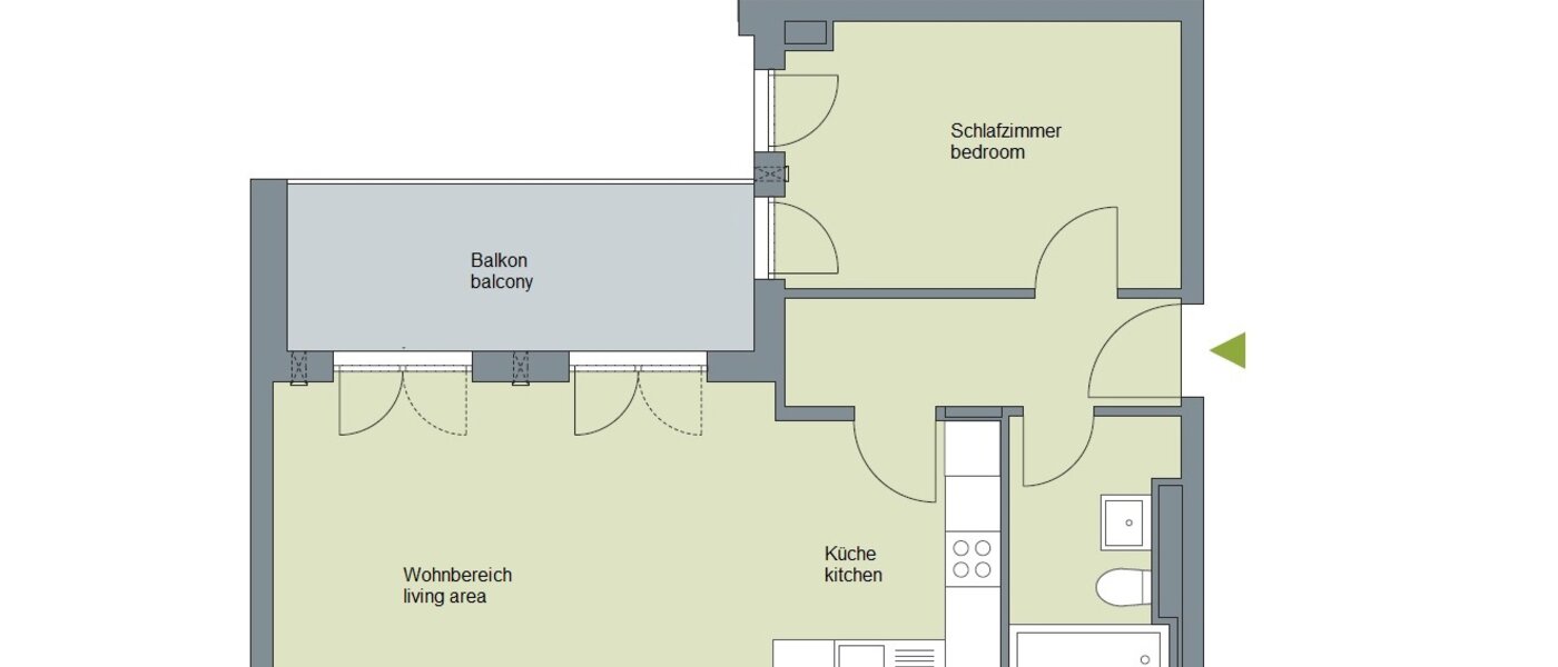 apartment München Riem 01 floor plan 11494