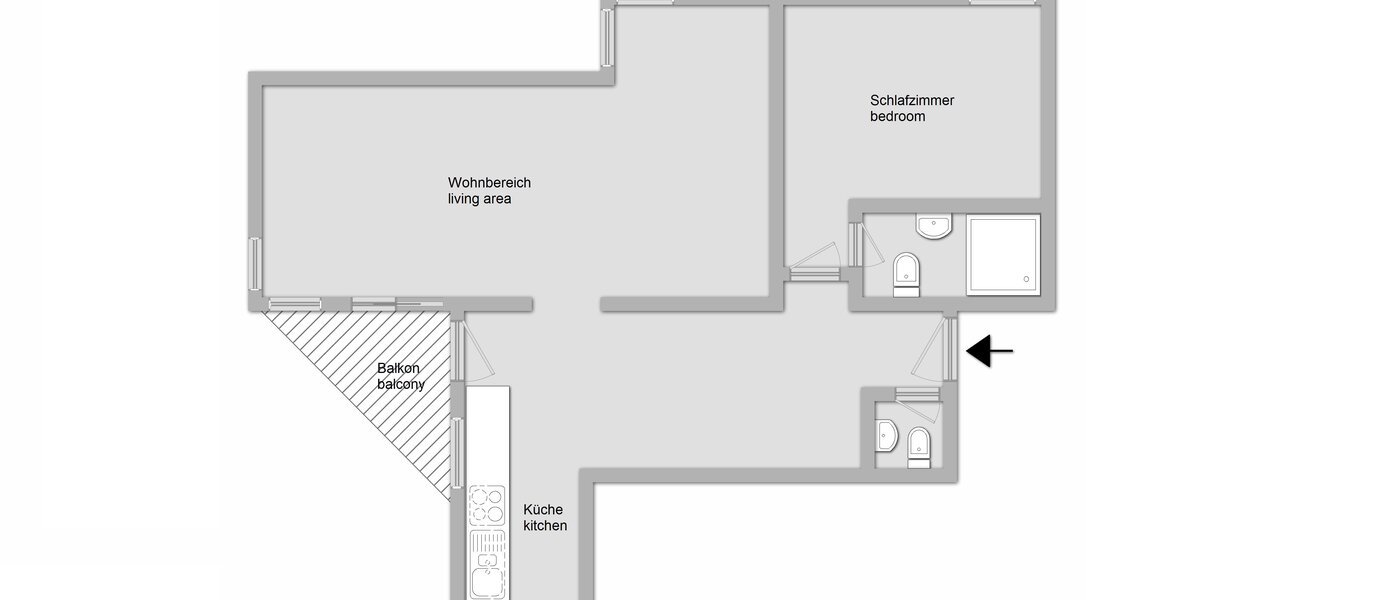 apartment München Schwabing (rechts der Leopoldstraße) 01 floor plan 11509