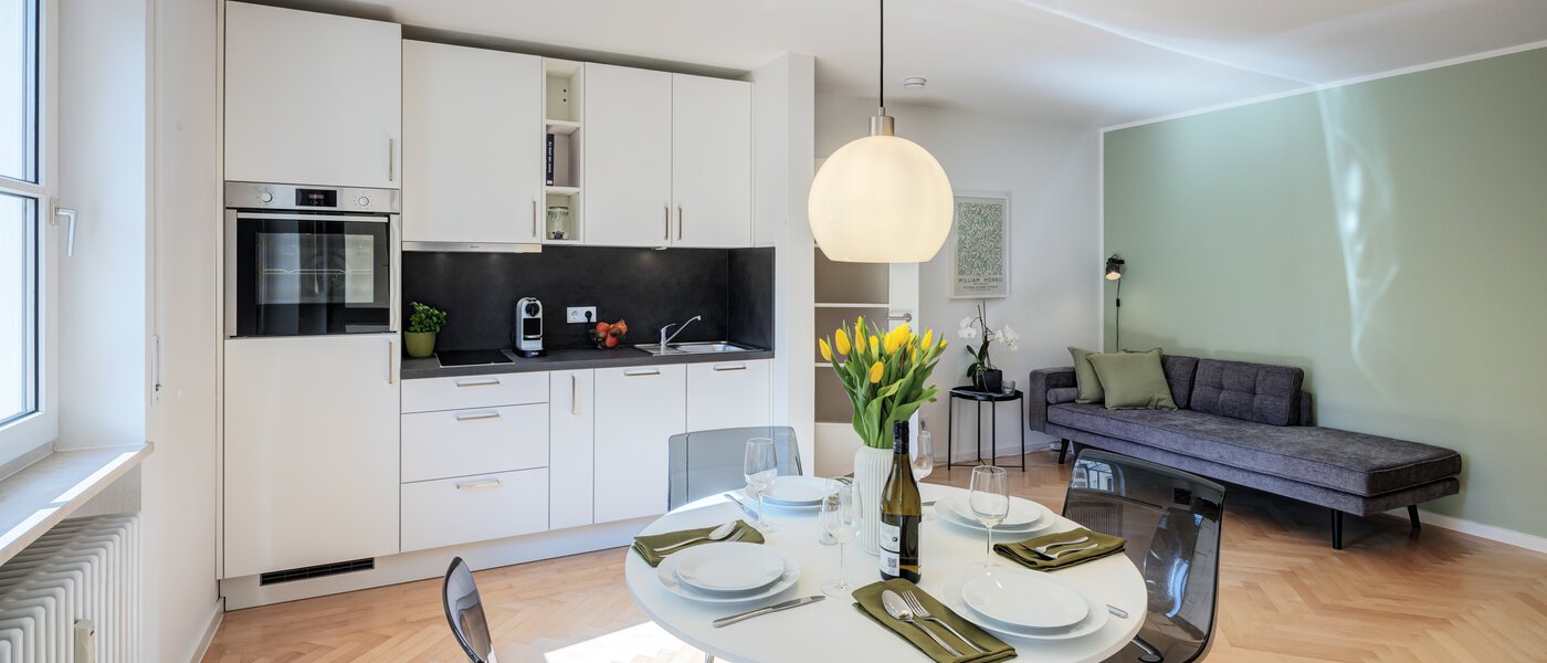 apartment München Schwabing-Nord (zw. Leopoldstraße & Englischen Garten) 01 living area 11551