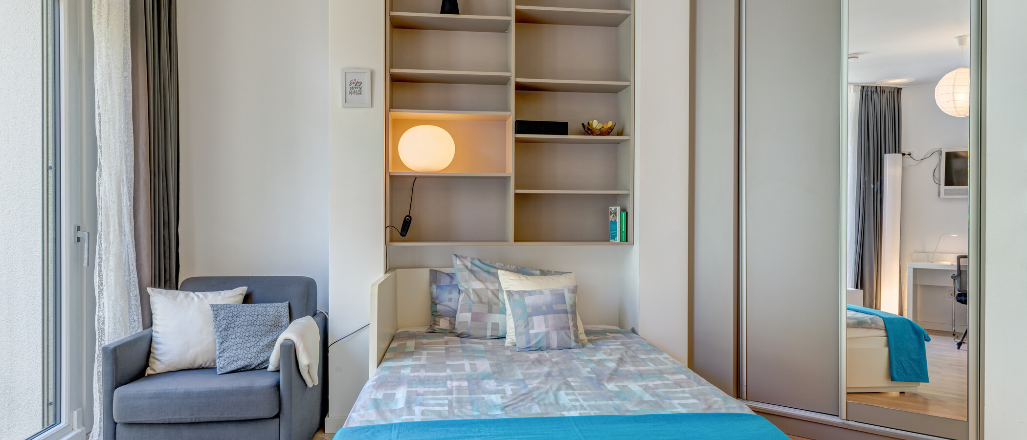 studio München Bogenhausen 01 sleeping area 11603