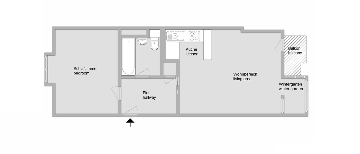 apartment München Schwabing (rechts der Leopoldstraße) 01 floor plan 11606