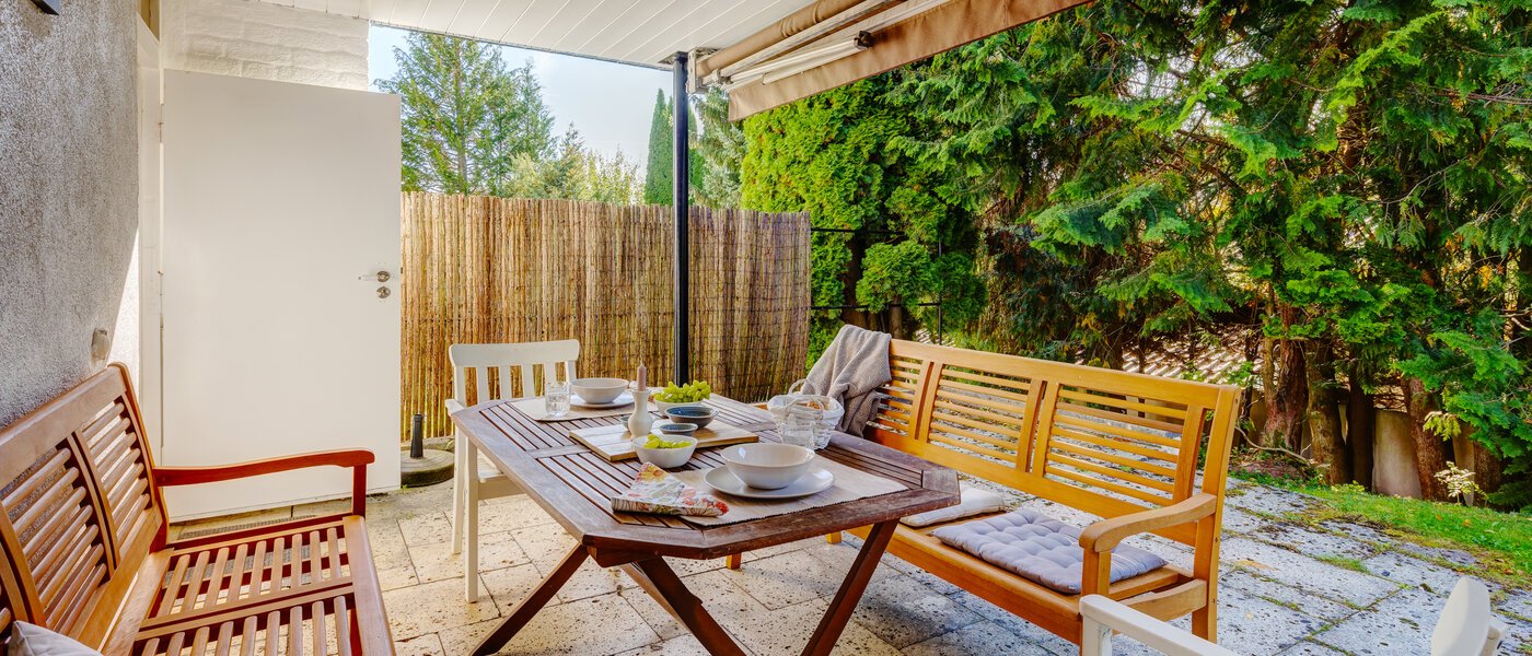 apartment with garden 	 Feldafing 02 terrace 11698